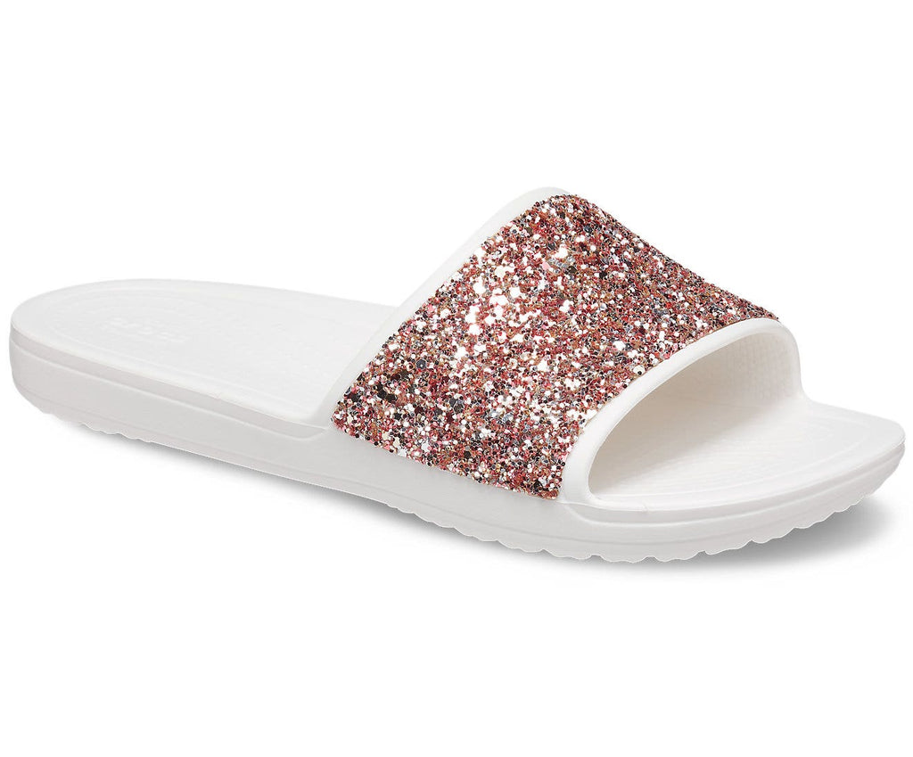 Sloane Glitter Low Oyster/Rose Gold Women Slide