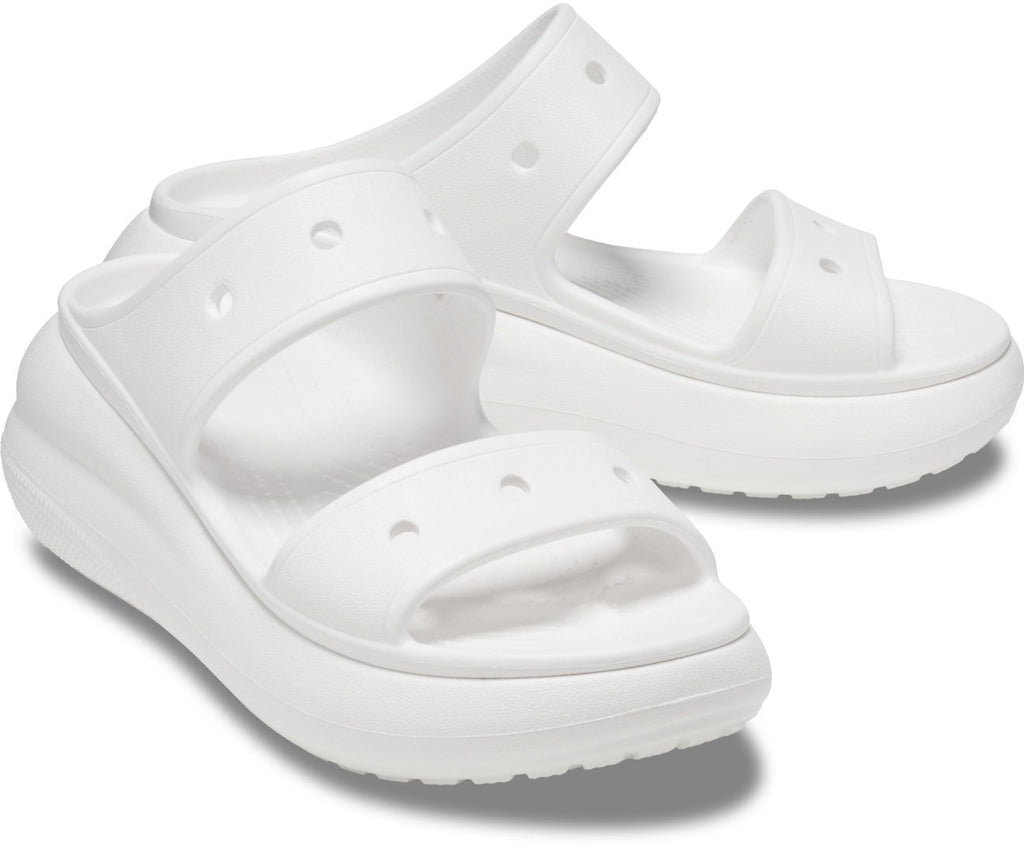 Crush White Unisex Sandal