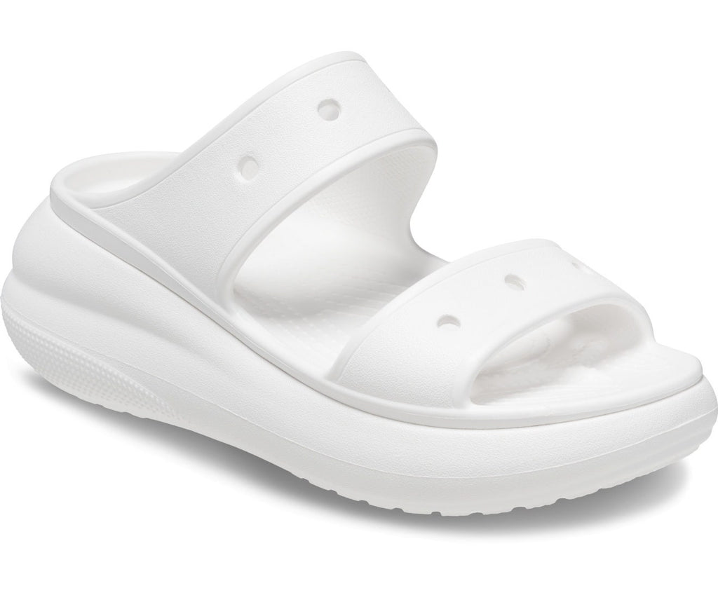 Crush White Unisex Sandal