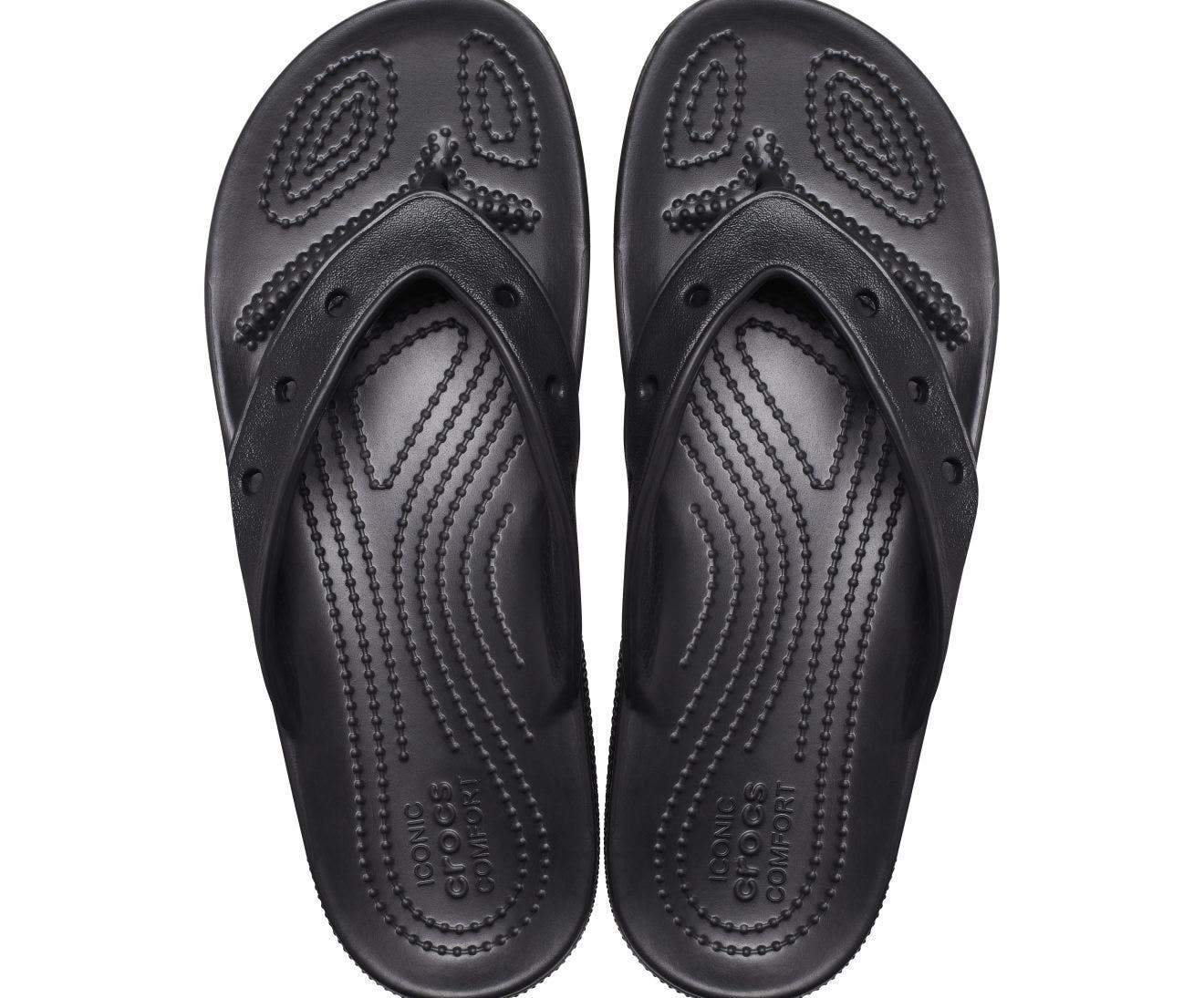 Classic Crocs Black Unisex Flip