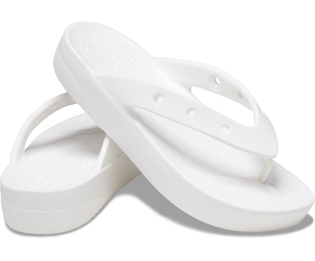 Classic Platform White Women Flip