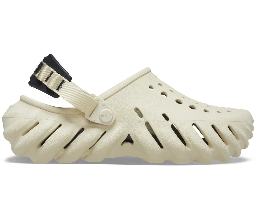 Echo Bone/Black Unisex Clog