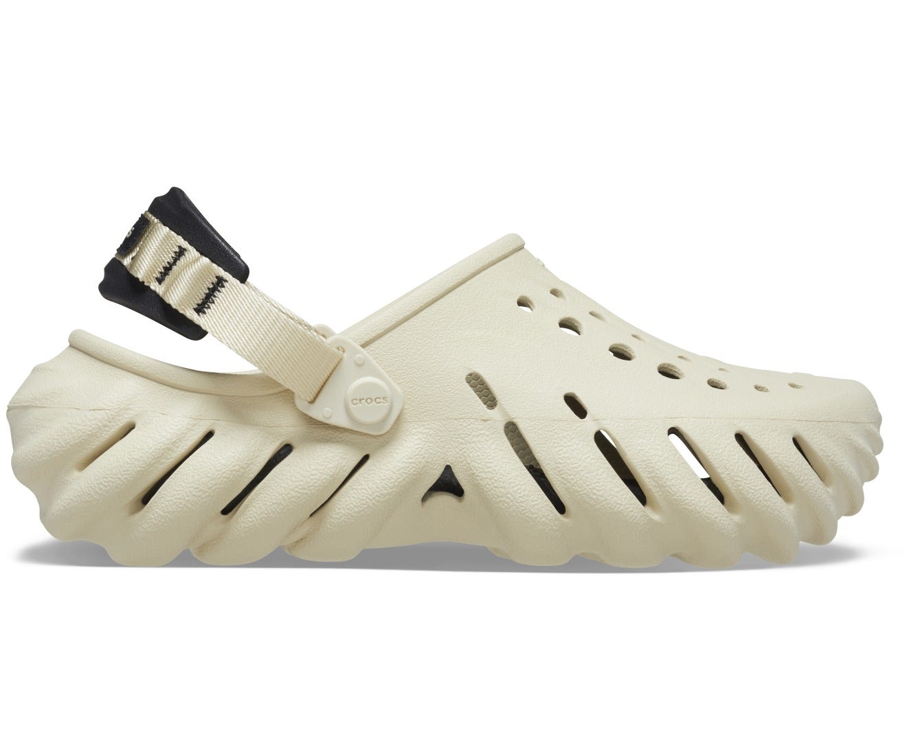Echo Bone/Black Unisex Clog