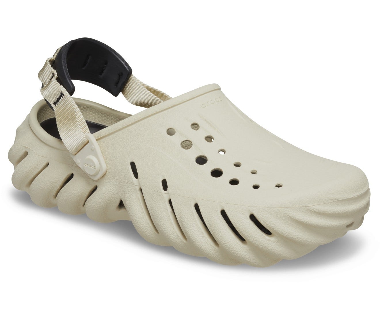 Echo Bone/Black Unisex Clog