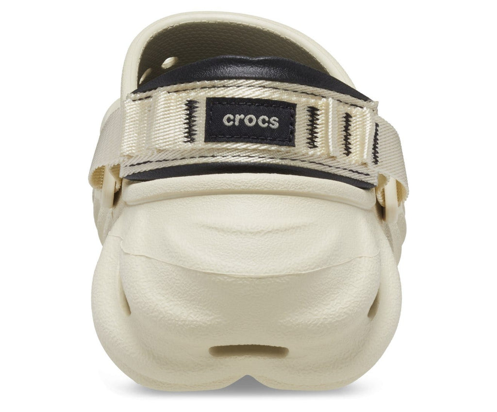 Echo Bone/Black Unisex Clog