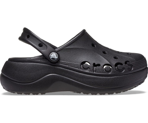 Baya Platform Black Women Clog