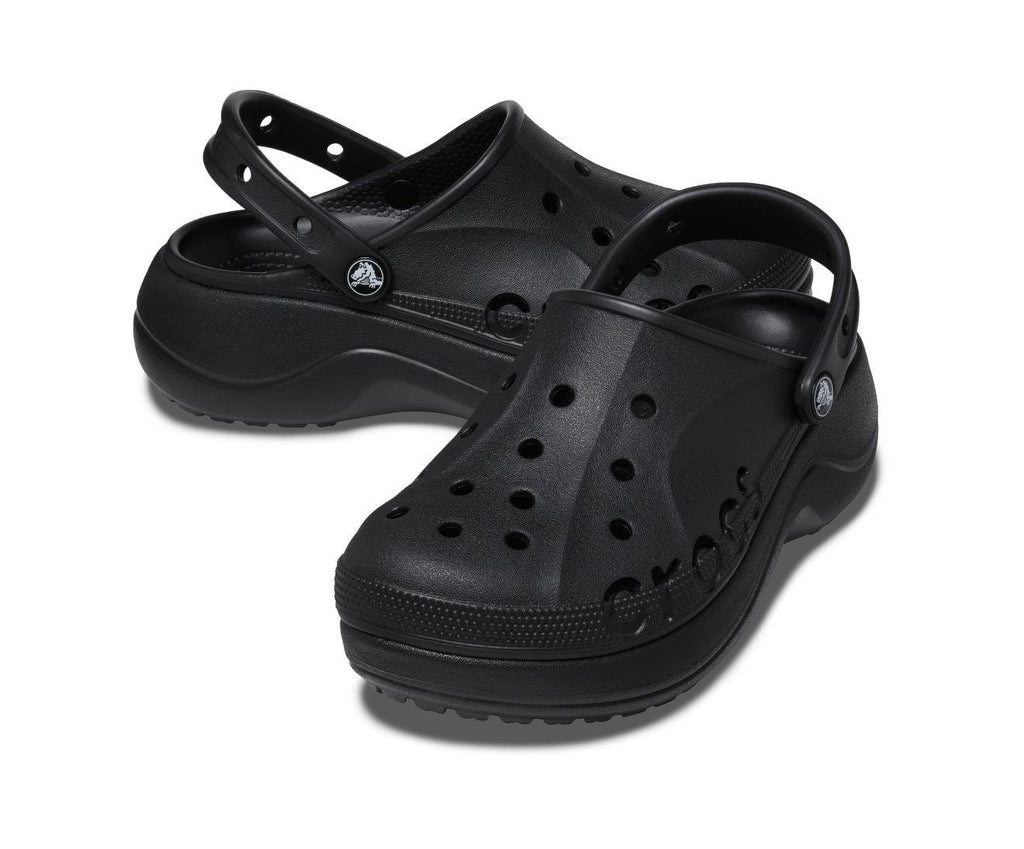 Baya Platform Black Women Clog