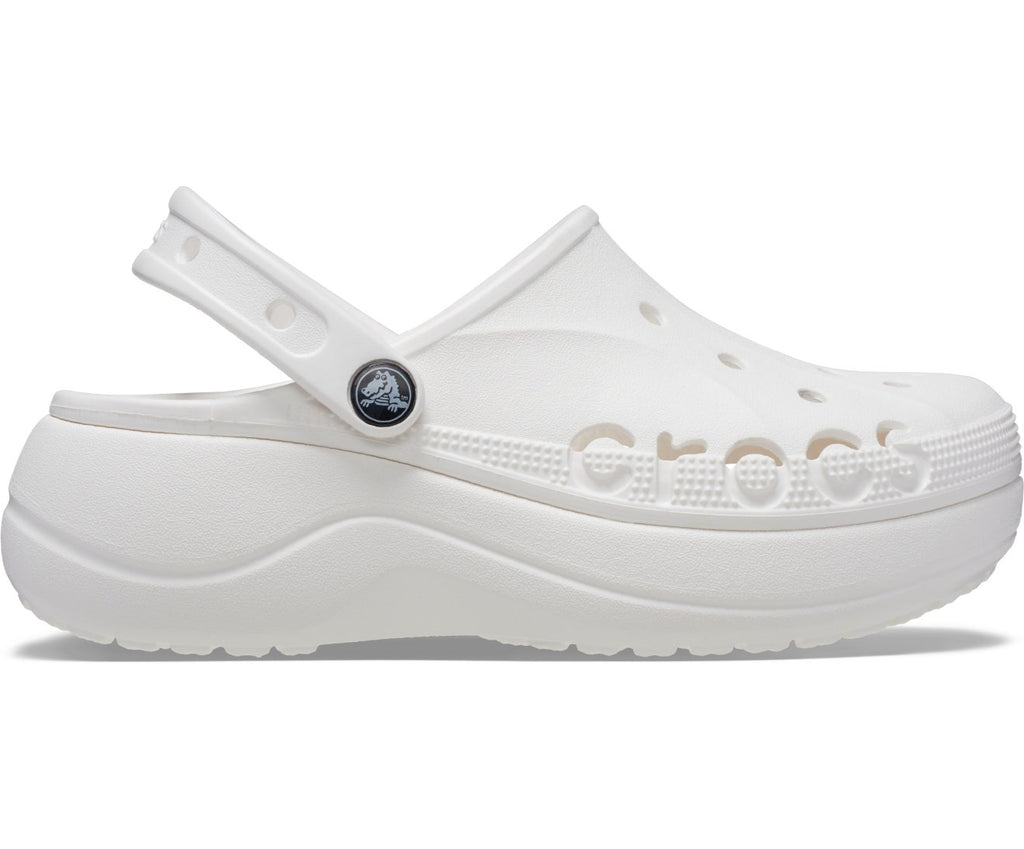 Baya Platform White Women Clog