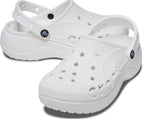 Baya Platform White Women Clog