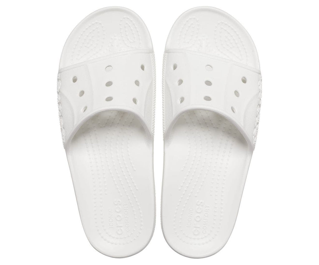 Baya II White Unisex Slide