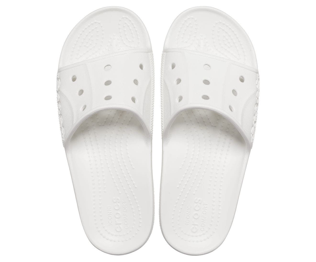 Baya II White Unisex Slide