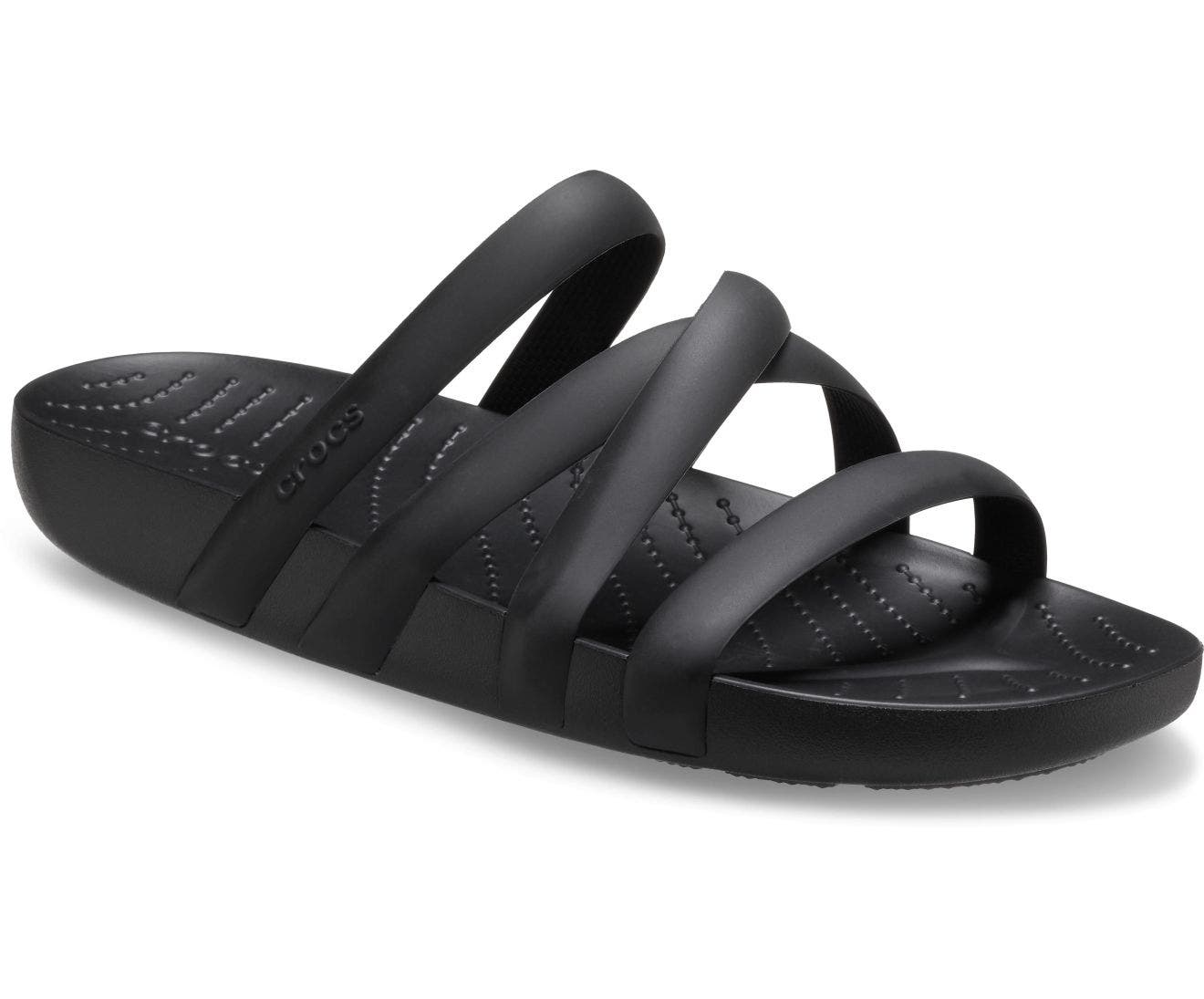 Splash Strappy Black Women Sandal