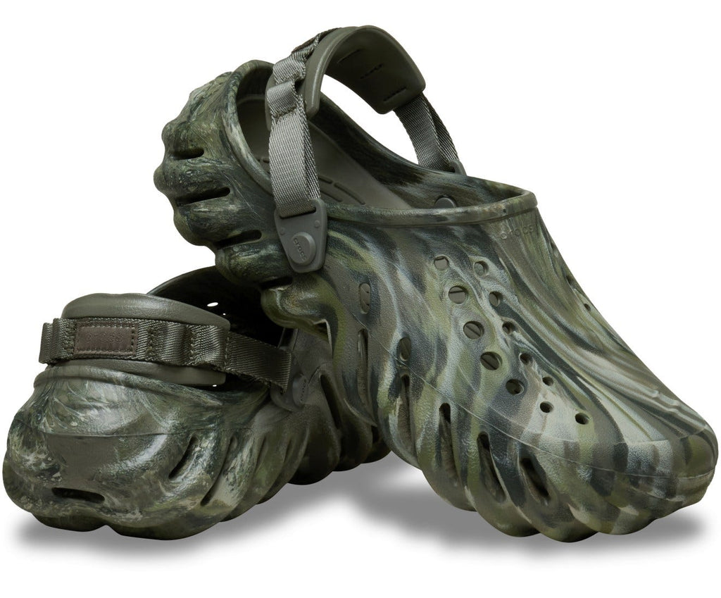 Echo Marbled Unisex Dusty Olive/Multi Clog