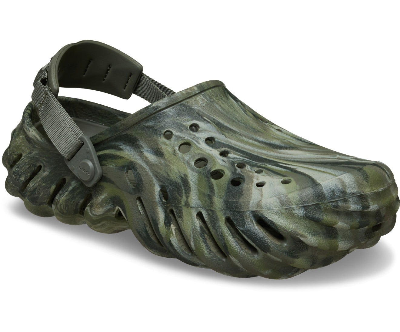 Echo Marbled Unisex Dusty Olive/Multi Clog
