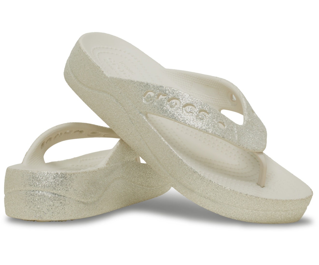 Baya Platform Glitter Stucco Women Flip