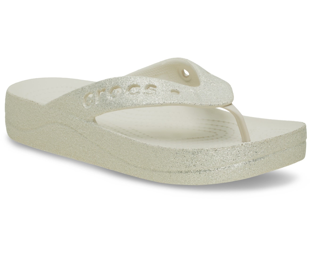 Baya Platform Glitter Stucco Women Flip