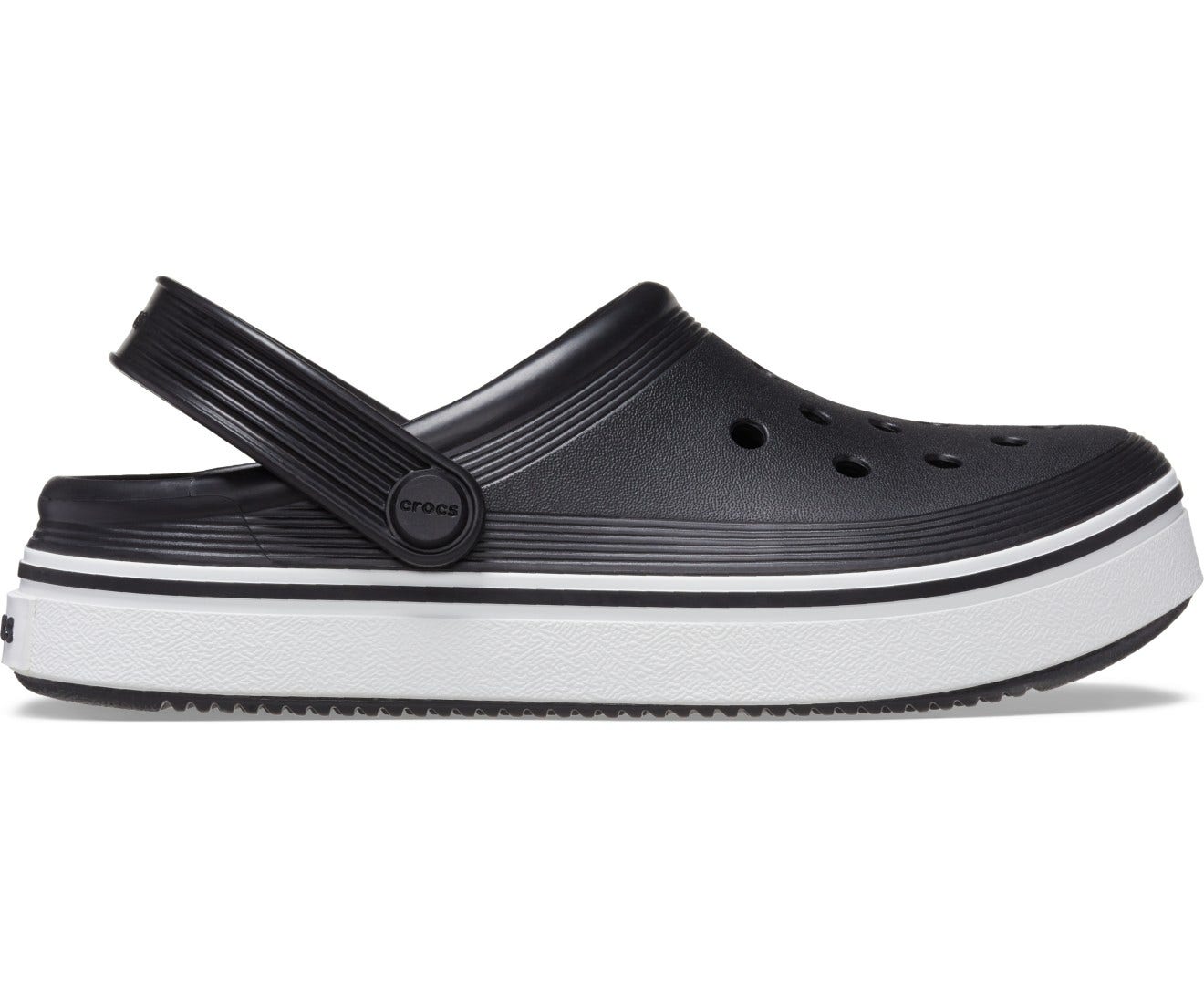 Off Court Black Toddler Clog