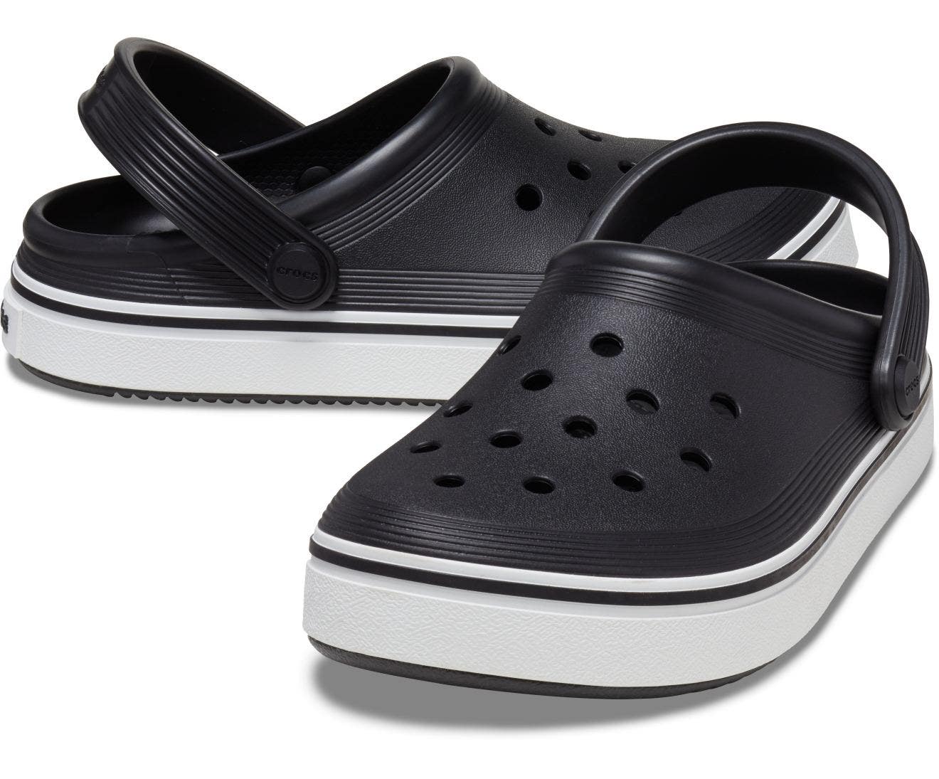 Off Court Black Toddler Clog