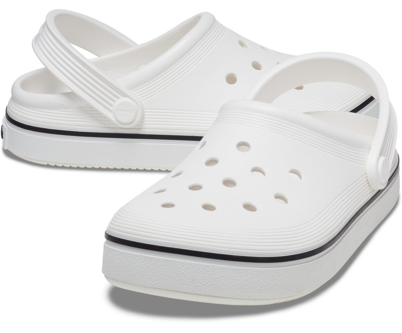 Off Court White Toddler Clog