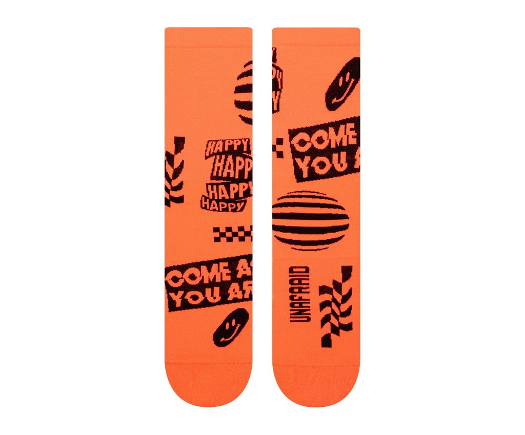CrocsSocks Unafraid Crew Persimmon Unisex Socks