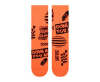 CrocsSocks Unafraid Crew Persimmon Unisex Socks