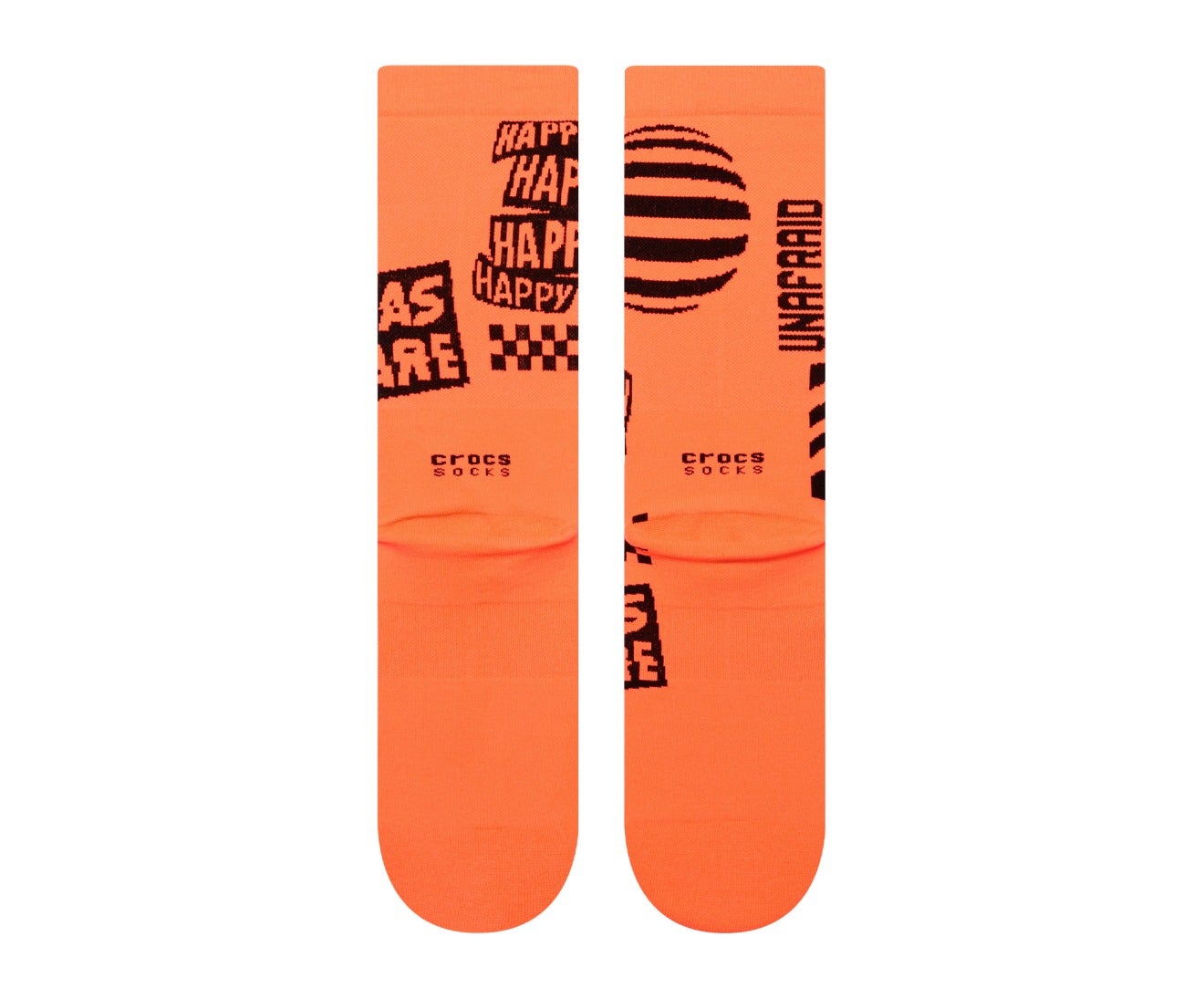 CrocsSocks Unafraid Crew Persimmon Unisex Socks