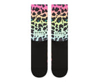 CrocsSocks Neon Animal Crew Neon Multi/Black Unisex Socks