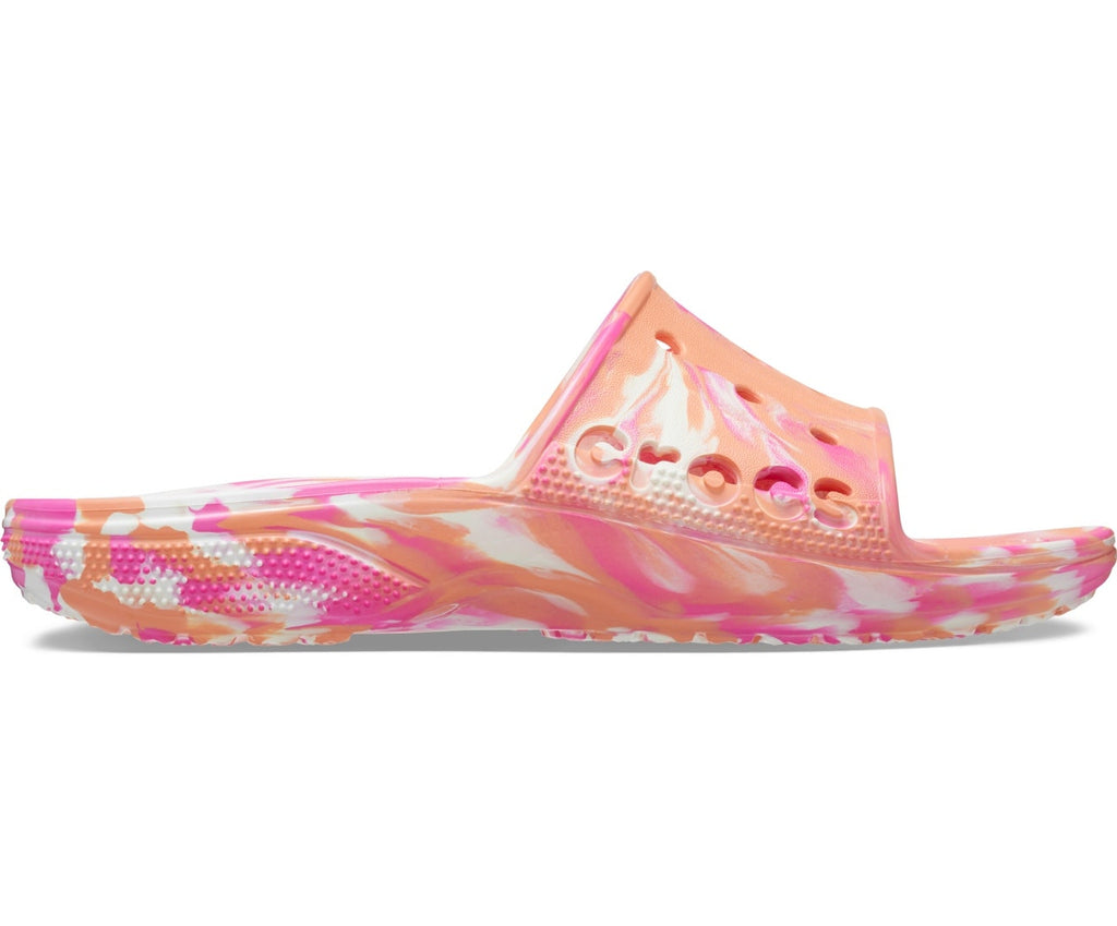 Baya II Marbled Amazon Papaya/Multi Unisex Slide