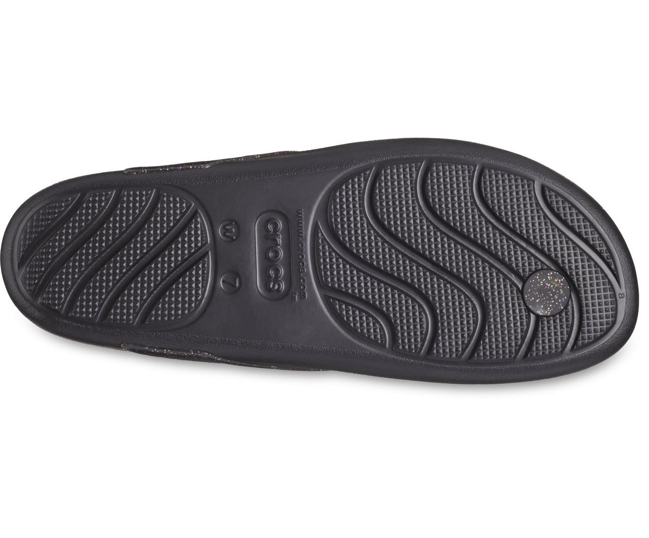 Splash Glitter Black Women Flip