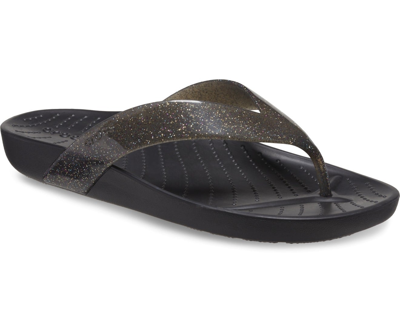 Splash Glitter Black Women Flip