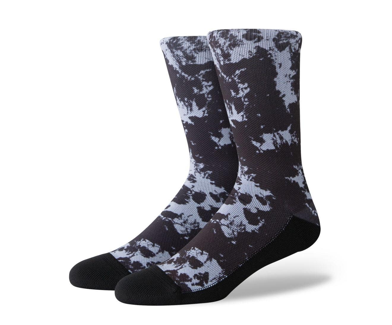 CrocsSocks Dyed Crew Elephant/Black Unisex Socks