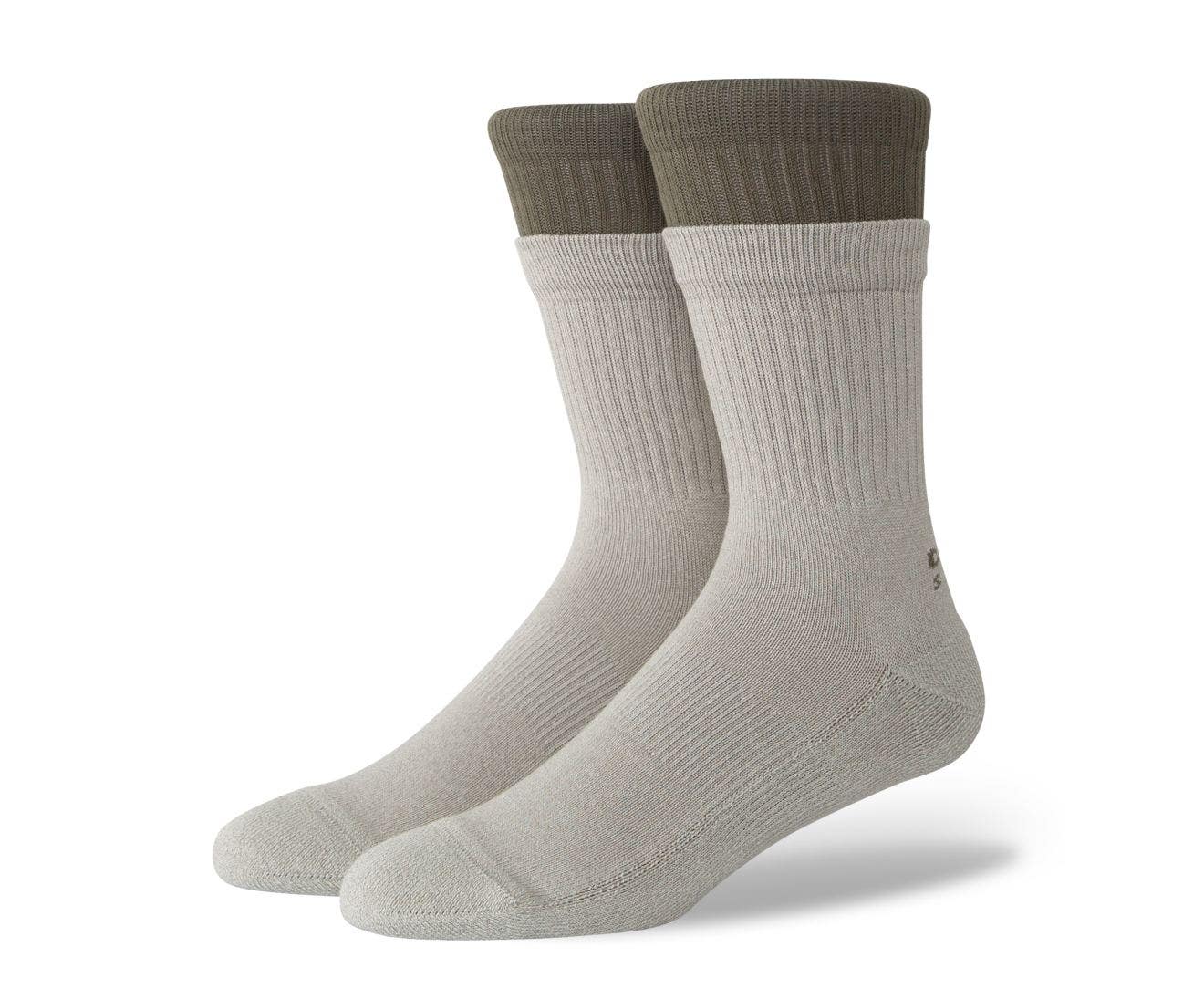 CrocSocks Double Welt Crew Elephant Unisex Socks