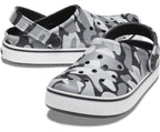 Off Court Camo Redux Black/White Toddler Clog