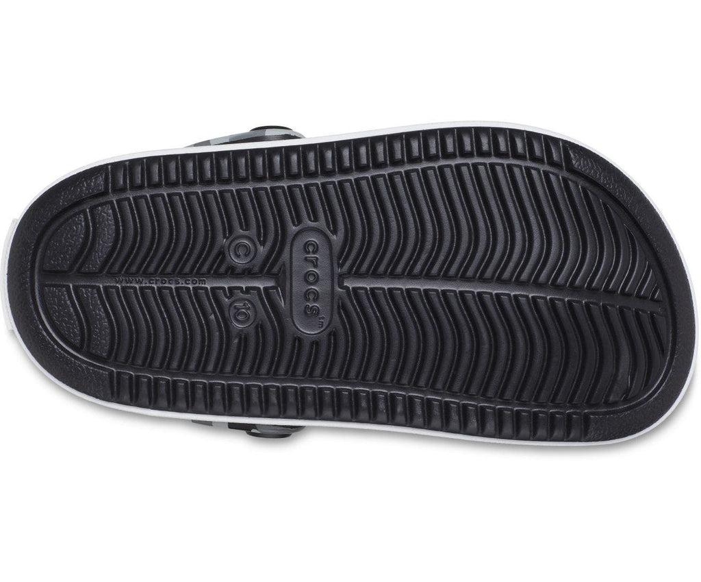 Off Court Camo Redux Black/White Toddler Clog