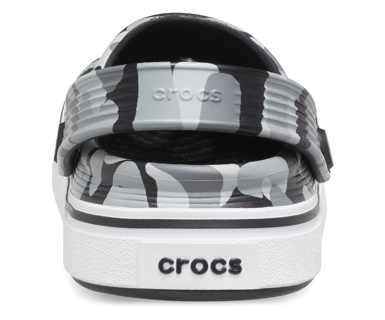 Off Court Camo Redux Black/White Toddler Clog