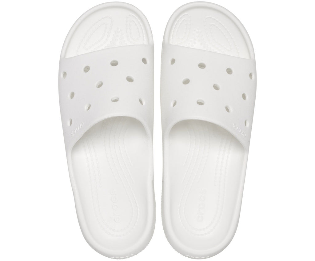 Classic II White Unisex Slide