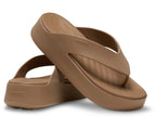 Getaway Platform Women Milk Chocolate Flip
