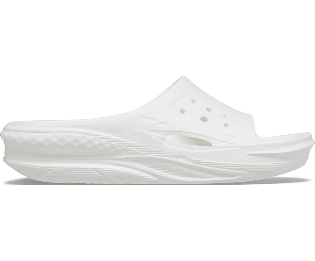 Off Grid White Unisex Slide