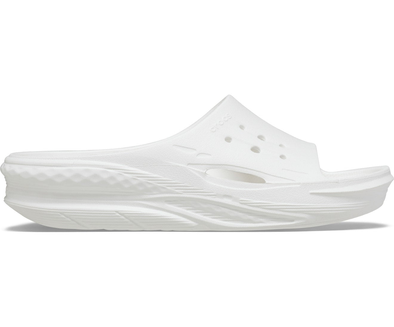 Off Grid White Unisex Slide