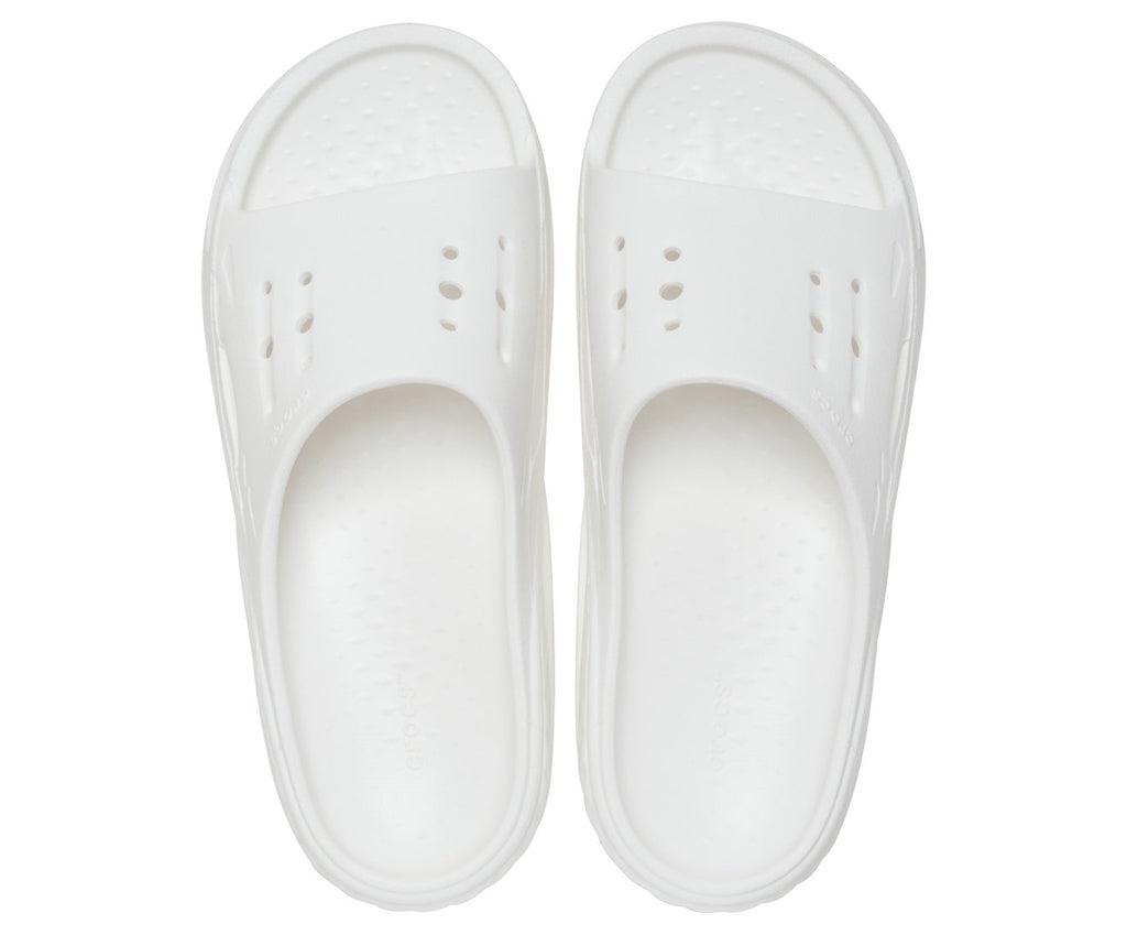 Off Grid White Unisex Slide