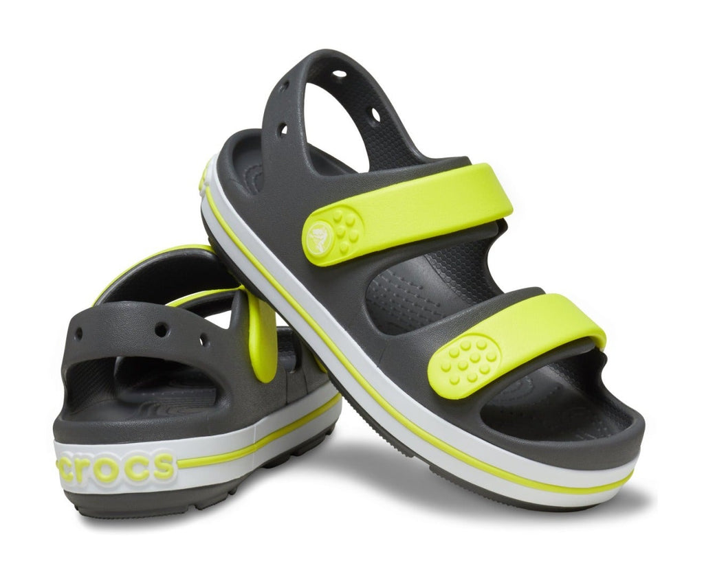 Crocband Cruiser Slate Grey/Acidity Kids Sandal