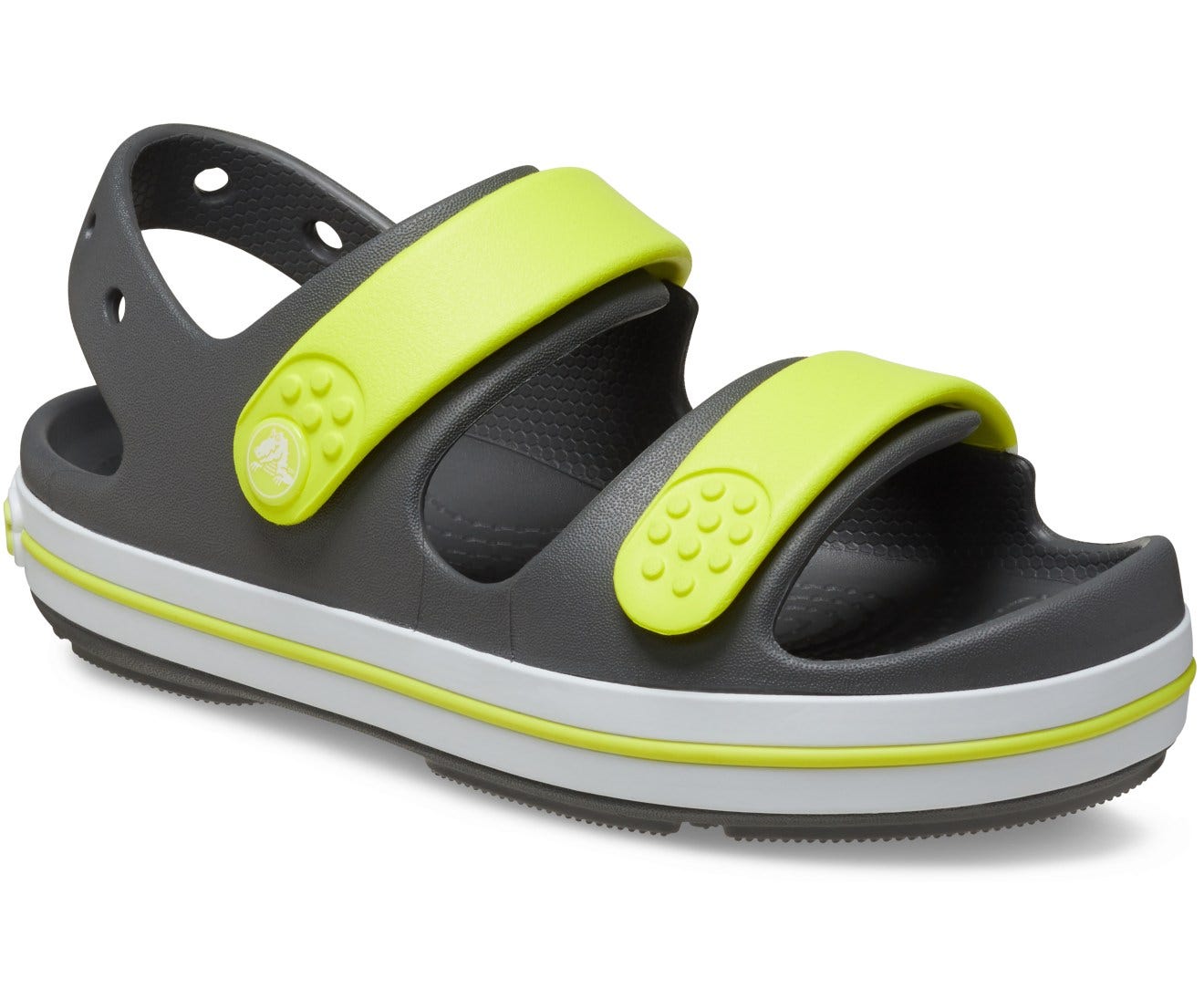 Crocband Cruiser Slate Grey/Acidity Kids Sandal