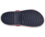 Crocband Cruiser Navy/Varsity Red Kids Sandal