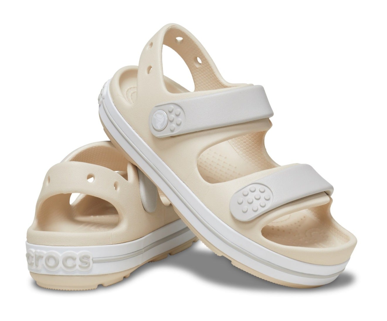 Crocband Cruiser Stucco/Atmosphere Toddler Sandal