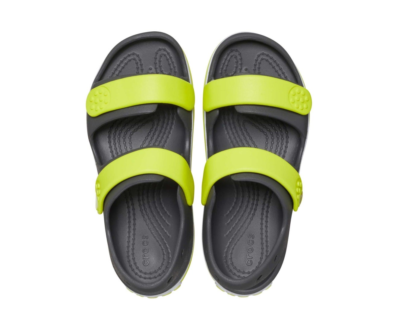Crocband Cruiser Slate Grey/Acidity Toddler Sandal