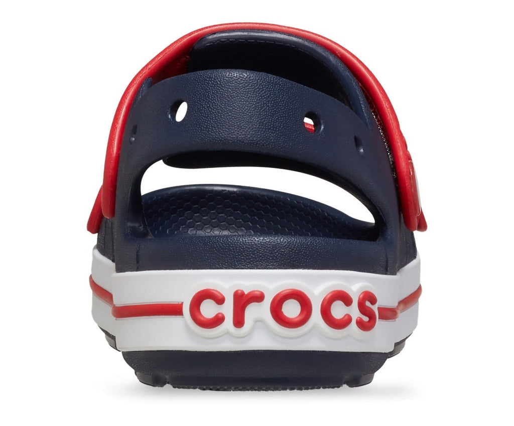 Crocband Cruiser Navy/Varsity Red Toddler Sandal