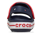 Crocband Cruiser Navy/Varsity Red Toddler Sandal