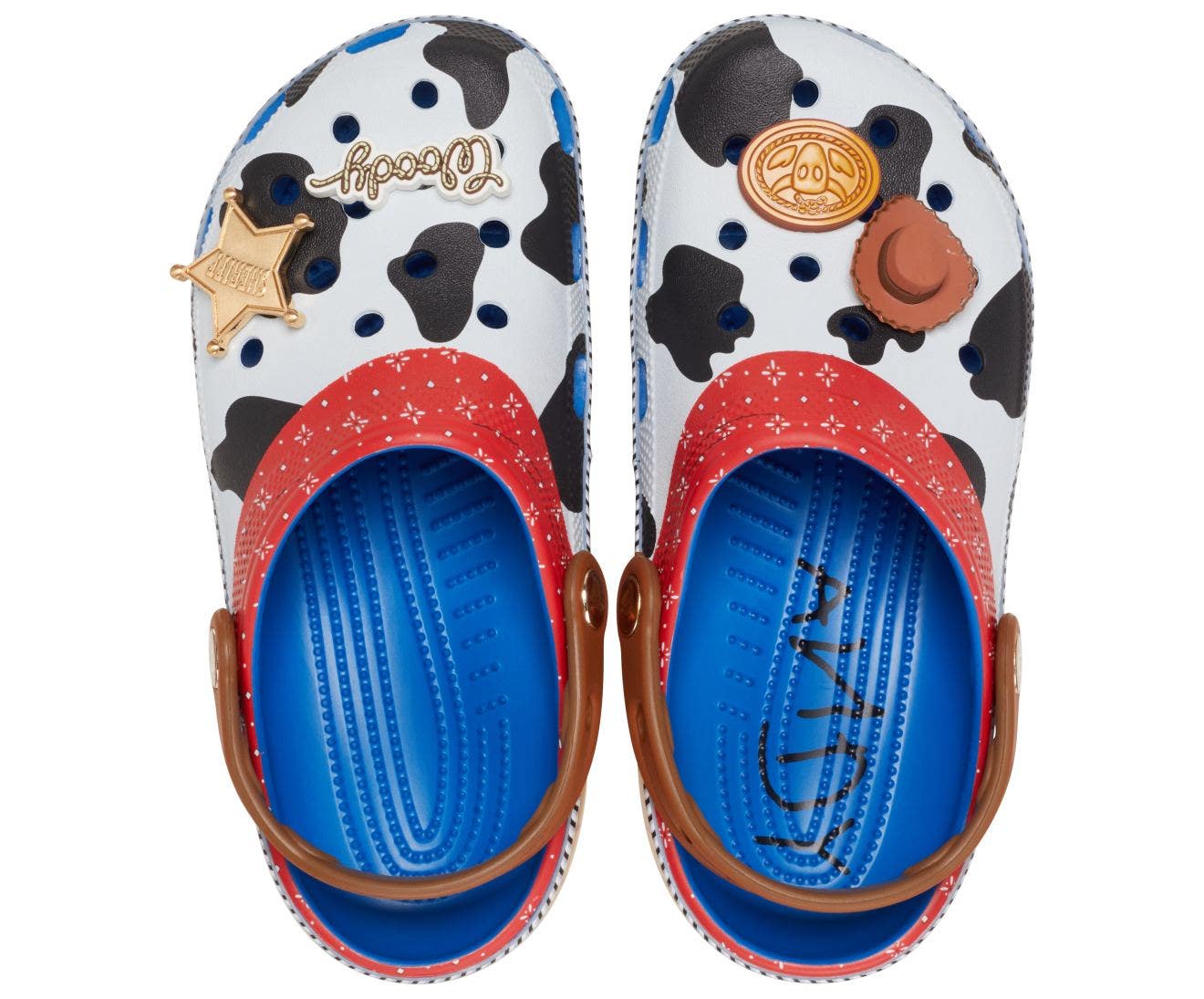 Toy Story Woody Classic Blue Jean Unisex Clog