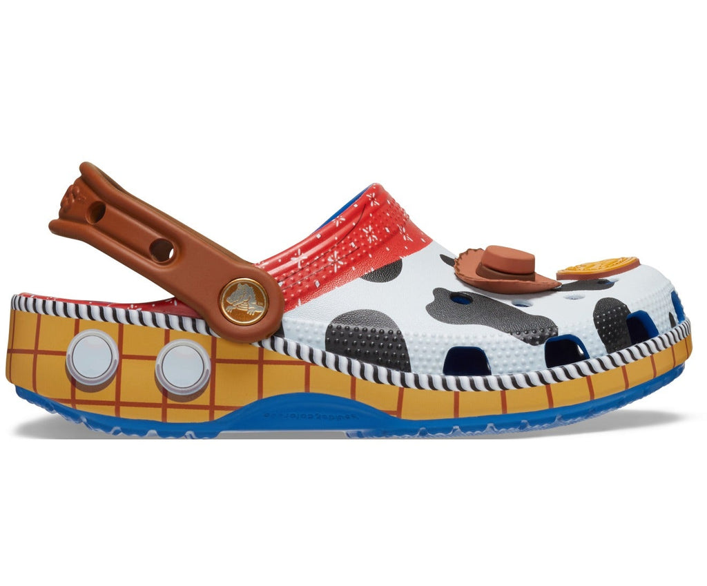 Toy Story Woody Classic Blue Jean Kids Clog