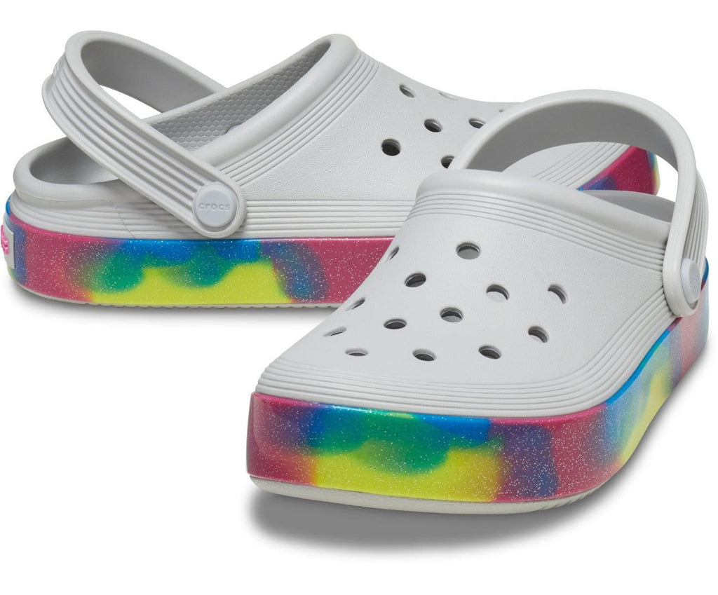 Off Court Glitter Band Atmosphere/Multi Toddler Clog